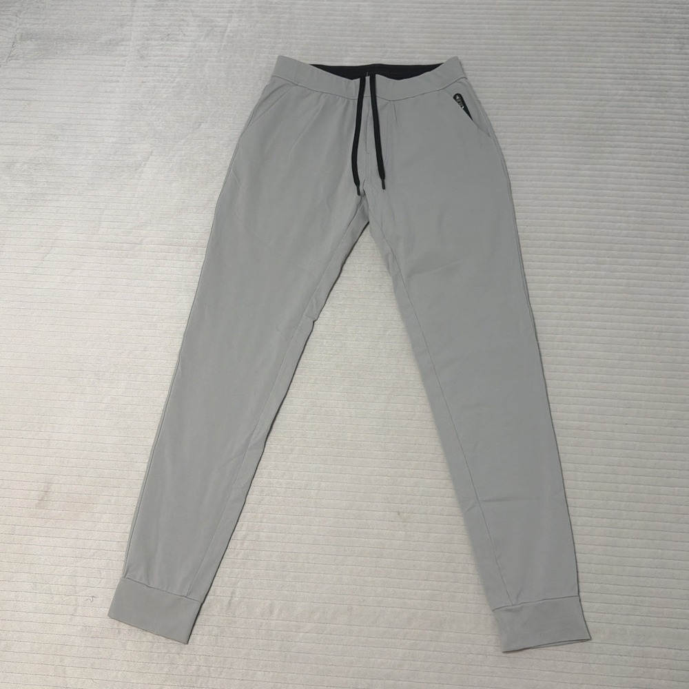 Public Rec All Day Everyday Joggers Mens 30x30 Gray Stretch Gym Pants Drawstring